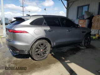 2021 Jaguar F-Pace S with VIN SADCJ2EU5MA664381, listed as a Copart auction lot 45389385 with 67,784 mi miles and Salvage title. Bid and sale history available at DreamBid. Image 3.