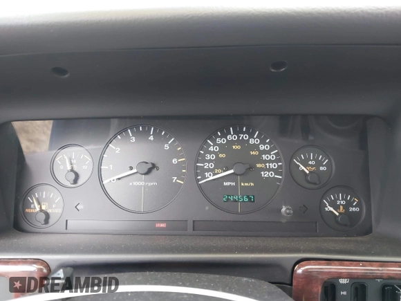 1998 Jeep Grand Cherokee Limited with VIN 1J4GZ88Z7WC223496, listed as a IAAI auction lot 41484317 with 244,567 mi miles. Bid and sale history available at carsss.com. Image 7.