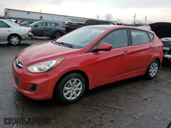 2013 Hyundai Accent GS with VIN KMHCT5AEXDU105425, listed as a Copart auction lot 46799235 with 145,913 mi miles and Salvage Title. Bid and sale history available at carsss.com. Image 1.