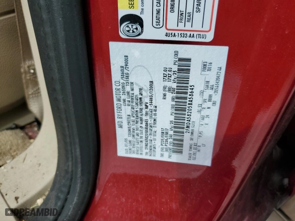 2005 Ford Freestar Wagon Limited with VIN 2FMDA58205BA58645, listed as a Copart auction lot 68723524 with NaN miles and Salvage Title. Bid and sale history available at carsss.com. Image 15.