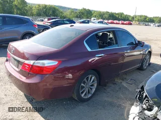 2013 Honda Accord Sdn EX-L with VIN 1HGCR2F88DA121565, listed as a IAAI auction lot 40155535 with 128,733 mi miles. Bid and sale history available at carsss.com. Image 4.