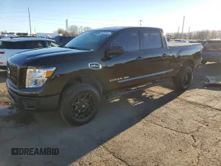 2017 Nissan Titan z VIN 1N6AA1F13HN507283, wystawiony jako Copart lot #80235454 z przebiegiem 147 241 mil mil oraz Szkoda całkowita • Salvage title. Historia ofert i sprzedaży dostępna na DreamBid. Obrazek 1.