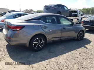 2024 Nissan Sentra SV with VIN 3N1AB8CV9RY309377, listed as a Copart auction lot 62084215 with 8,045 mi miles and Salvage title. Bid and sale history available at DreamBid. Image 3.