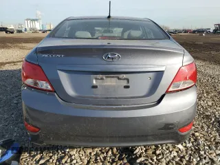 2017 Hyundai Accent SE with VIN KMHCT4AE0HU269718, listed as a Copart auction lot 47659765 with 21,136 mi miles and Salvage Title. Bid and sale history available at carsss.com. Image 6.