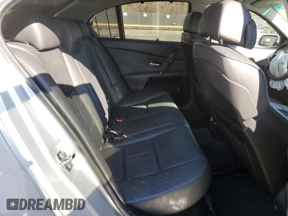 2006 BMW 5 Series 530xi with VIN WBANF73556CU19776, listed as a Copart auction lot 41845545 with Not Provided miles and Salvage Title. Bid and sale history available at DreamBid. Image 10.