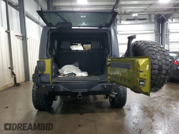 2007 Jeep Wrangler Unlimited X with VIN 1J4GB39177L184300, listed as a Copart auction lot 45992015 with Not provided miles and Non repairable. Bid and sale history available at DreamBid. Image 6.