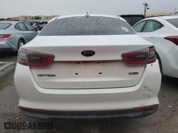 2015 Kia Optima Hybrid with VIN KNAGM4ADXF5078712, listed as a Copart auction lot 44864635 with 116,717 mi miles and Salvage Title. Bid and sale history available at carsss.com. Image 6.