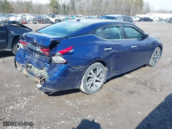 2017 Nissan Maxima SV with VIN 1N4AA6AP7HC391194, listed as a IAAI auction lot 41738273 with 105,222 mi miles. Bid and sale history available at carsss.com. Image 4.