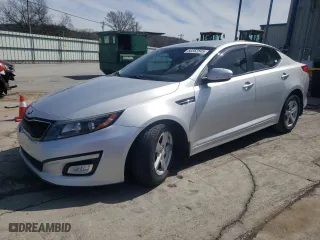 2015 Kia Optima LX with VIN 5XXGM4A7XFG361331, listed as a Copart auction lot 50352545 with 183,981 mi miles and Salvage Title. Bid and sale history available at carsss.com. Image 1.