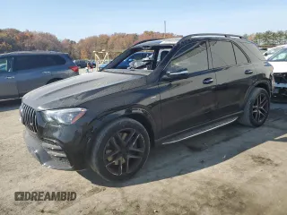 2023 Mercedes-Benz GLE 53 AMG with VIN 4JGFB6BB1PA902601, listed as a Copart auction lot 78599404 with 44,989 mi miles and Salvage title. Bid and sale history available at DreamBid. Image 1.