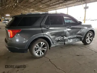 2020 Ford Explorer Platinum with VIN 1FM5K8HC8LGA41089, listed as a Copart auction lot 45485495 with 45,237 mi miles and Salvage Title. Bid and sale history available at carsss.com. Image 3.