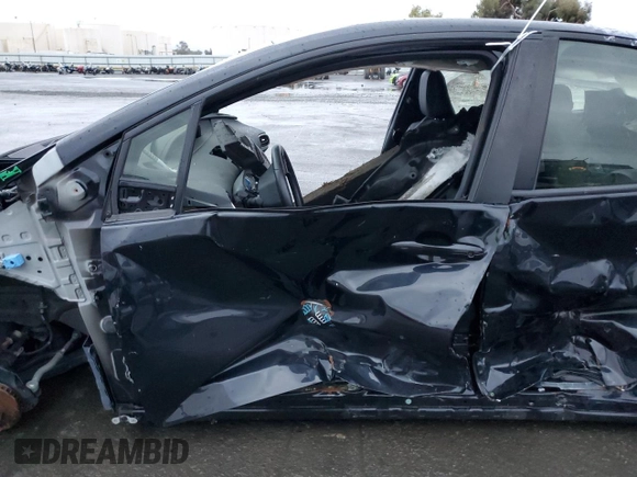 2022 Toyota Prius L Eco with VIN JTDKAMFU9N3180267, listed as a Copart auction lot 84765134 with 0 mi miles and Salvage Title. Bid and sale history available at carsss.com. Image 7.