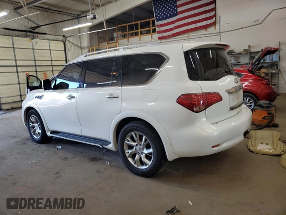 2011 Infiniti QX56 7-passenger with VIN JN8AZ2NE7B9001420, listed as a Copart auction lot 54947085 with 277,429 mi miles and Clean Title. Bid and sale history available at carsss.com. Image 2.