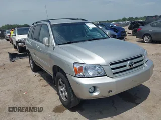 2006 Toyota Highlander with VIN JTEGD21A560141009, listed as a IAAI auction lot 42484642 with 172,254 mi miles and . Bid and sale history available at DreamBid. Image 1.