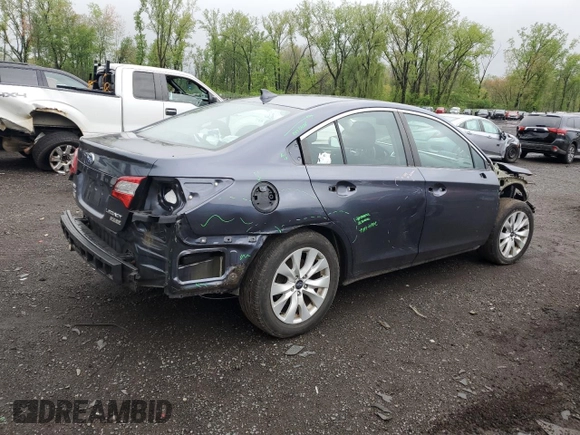 2016 Subaru Legacy Premium with VIN 4S3BNAC66G3052824, listed as a Copart auction lot 56033345 with 121,726 mi miles and Salvage title. Bid and sale history available at DreamBid. Image 3.
