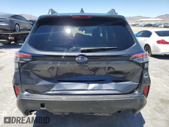 2025 Subaru Forester Premium с VIN JF2SLDBC7SH442858, выставлен на аукционе Copart как лот 59335765 с пробегом 2 555 миль миль и Списание • Salvage title. История ставок и продаж доступна на DreamBid. Изображение 6.