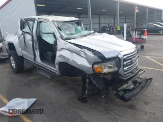 2016 GMC Canyon 2WD SLE with VIN 1GTG5CE34G1252553, listed as a IAAI auction lot 41609585 with 128,720 mi miles. Bid and sale history available at carsss.com. Image 1.
