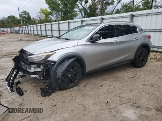 2017 Infiniti QX30 Premium with VIN SJKCH5CR6HA025128, listed as a Copart auction lot 55146374 with 92,547 mi miles and Salvage Title. Bid and sale history available at carsss.com. Image 1.