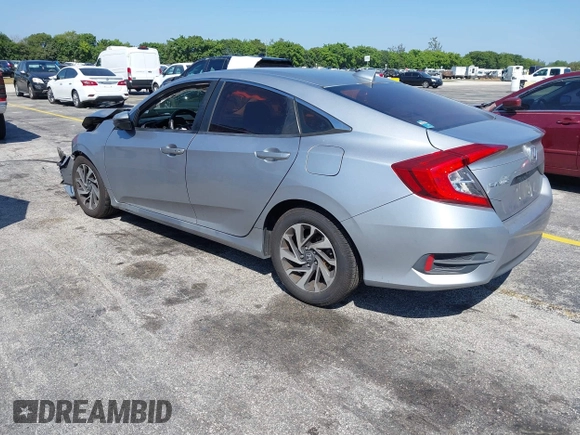 2017 Honda Civic Sedan EX with VIN 19XFC2F81HE037541, listed as a IAAI auction lot 41804761 with 119,550 mi miles. Bid and sale history available at carsss.com. Image 3.
