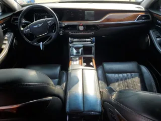 2017 Genesis G90 5.0L Ultimate with VIN KMHG54JHXHU023801, listed as a Copart auction lot 72280024 with 104,721 mi miles and Non Repairable. Bid and sale history available at carsss.com. Image 8.
