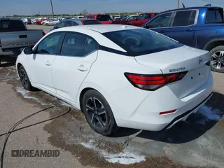2024 Nissan Sentra SV with VIN 3N1AB8CV1RY302066, listed as a IAAI auction lot 42553617 with 38,596 mi miles and . Bid and sale history available at DreamBid. Image 3.