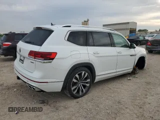 2023 Volkswagen Atlas SEL Premium R-Line z VIN 1V2FR2CA9PC503100, wystawiony jako Copart lot #58173885 z przebiegiem 43 016 mil mil oraz Szkoda całkowita • Salvage title. Historia ofert i sprzedaży dostępna na DreamBid. Obrazek 3.
