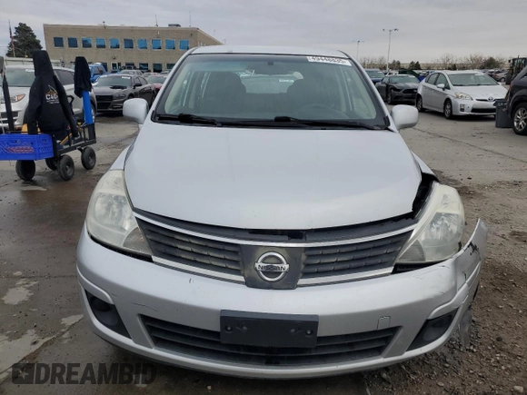 2007 Nissan Versa 1.8 S with VIN 3N1BC13E77L407861, listed as a Copart auction lot 49448835 with 211,684 mi miles and Salvage Title. Bid and sale history available at carsss.com. Image 5.