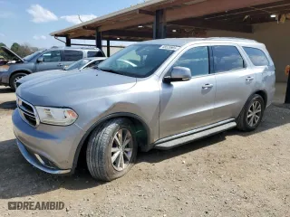 2014 Dodge Durango Limited with VIN 1C4RDHDG8EC585756, listed as a Copart auction lot 48520525 with 160,242 mi miles and Salvage Title. Bid and sale history available at carsss.com. Image 1.