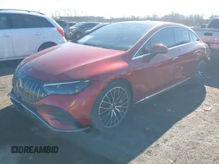 2023 Mercedes-Benz EQE AMG z VIN W1KEG5DBXPF015077, wystawiony jako IAAI lot #41342138 z przebiegiem 7 416 mil mil oraz . Historia ofert i sprzedaży dostępna na DreamBid. Obrazek 2.