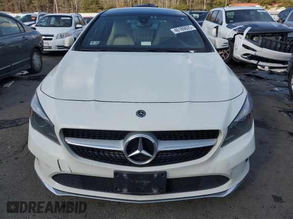 2018 Mercedes-Benz CLA 250 z VIN WDDSJ4GB5JN555993, wystawiony jako Copart lot #46189825 z przebiegiem 124 159 mil mil oraz Szkoda całkowita • Salvage title. Historia ofert i sprzedaży dostępna na DreamBid. Obrazek 5.