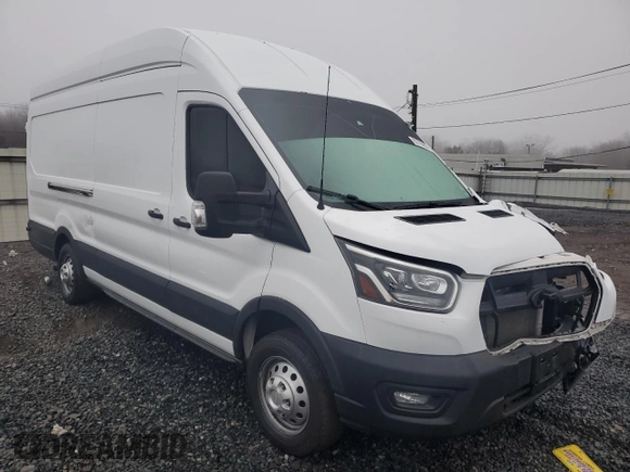 2023 Ford Transit Cargo with VIN 1FTBW3X83PKA13800, listed as a Copart auction lot 83735954 with 37,252 mi miles and Salvage Title. Bid and sale history available at carsss.com. Image 4.