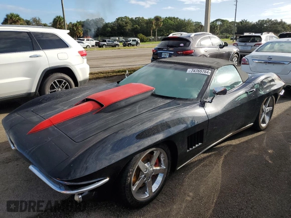 2002 Chevrolet Corvette with VIN 1G1YY32G125106088, listed as a Copart auction lot 74765764 with 0 mi miles and Non Repairable. Bid and sale history available at carsss.com. Image 1.