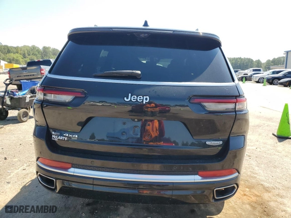 2021 Jeep Grand Cherokee L Summit Reserve with VIN 1C4RJKEG2M8111257, listed as a Copart auction lot 72387194 with 39,010 mi miles and Salvage Title. Bid and sale history available at carsss.com. Image 6.