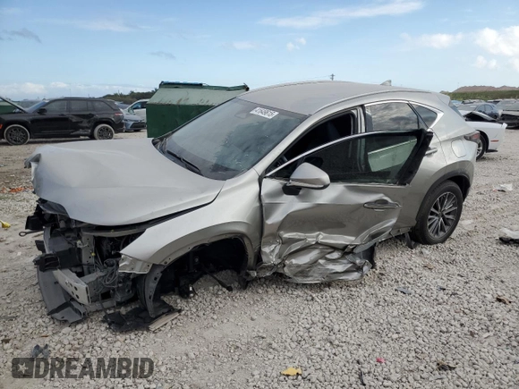 2022 Lexus NX with VIN JTJADCAZ1N5004931, listed as a Copart auction lot 41649615 with 24,117 mi miles and Salvage Title. Bid and sale history available at carsss.com. Image 1.