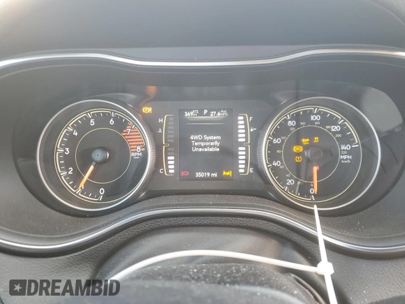 2020 Jeep Cherokee Altitude with VIN 1C4PJMLX0LD637172, listed as a Copart auction lot 46215785 with 35,019 mi miles and Salvage Title. Bid and sale history available at carsss.com. Image 9.