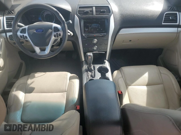 2015 Ford Explorer XLT with VIN 1FM5K7D88FGC04680, listed as a Copart auction lot 50348775 with 104,815 mi miles and Salvage Title. Bid and sale history available at DreamBid. Image 8.