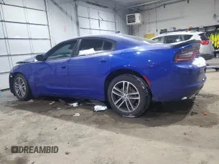 2018 Dodge Charger GT with VIN 2C3CDXJG6JH283348, listed as a Copart auction lot 89108315 with 152,268 mi miles and Salvage Title. Bid and sale history available at carsss.com. Image 2.