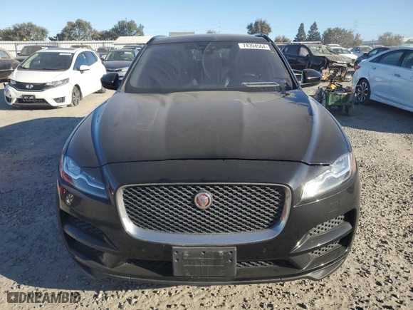 2018 Jaguar F-PACE 20d Prestige with VIN SADCK2FN3JA286500, listed as a Copart auction lot 74394564 with 75,412 mi miles and Clean Title. Bid and sale history available at carsss.com. Image 5.