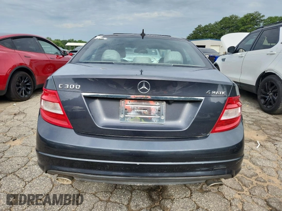 2011 Mercedes-Benz C 300 Sport with VIN WDDGF8BBXBR138708, listed as a Copart auction lot 60682165 with 135,153 mi miles and Clean title. Bid and sale history available at DreamBid. Image 6.