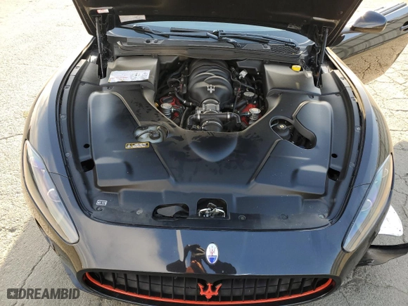 2012 Maserati GranTurismo S with VIN ZAM45KLA2C0063684, listed as a Copart auction lot 69615004 with 29,627 mi miles and Salvage Title. Bid and sale history available at carsss.com. Image 12.