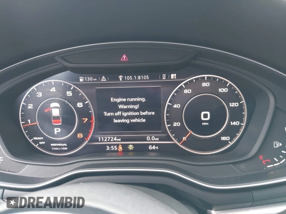 2017 Audi A4 Season of Audi Premium with VIN WAUDNAF43HN045092, listed as a IAAI auction lot 41894340 with 112,724 mi miles. Bid and sale history available at carsss.com. Image 7.