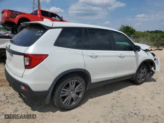 2021 Honda Passport EX-L with VIN 5FNYF7H59MB016165, listed as a Copart auction lot 61999294 with 0 mi miles and Salvage Title. Bid and sale history available at carsss.com. Image 3.