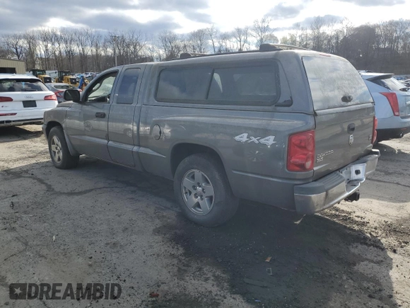 2005 Dodge Dakota SLT with VIN 1D7HW42N25S226141, listed as a Copart auction lot 51820955 with 144,988 mi miles and Clean Title. Bid and sale history available at DreamBid. Image 2.