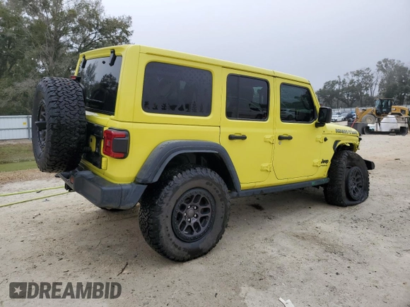 2022 Jeep Wrangler Unlimited High Tide with VIN 1C4HJXDG8NW242586, listed as a Copart auction lot 42751785 with 11,476 mi miles and Non Repairable. Bid and sale history available at DreamBid. Image 3.