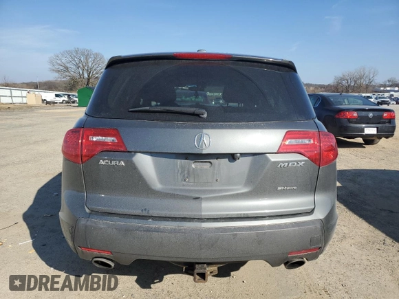 2007 Acura MDX Tech Pkg with VIN 2HNYD28327H546266, listed as a Copart auction lot 48705615 with 118,915 mi miles and Clean Title. Bid and sale history available at carsss.com. Image 6.