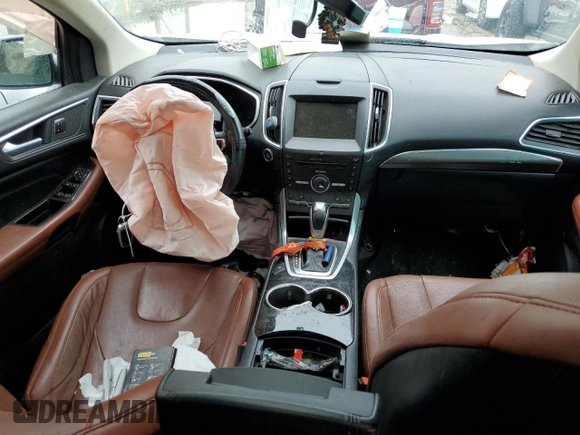 2015 Ford Edge Titanium with VIN 2FMTK4K84FBB07704, listed as a Copart auction lot 48859925 with 0 mi miles and Non Repairable. Bid and sale history available at carsss.com. Image 8.