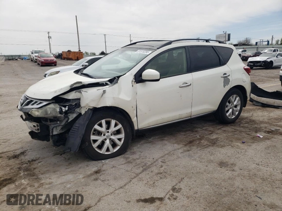 2014 Nissan Murano LE z VIN JN8AZ1MW5EW507581, wystawiony jako Copart lot #51518295 z przebiegiem 134 714 mil mil oraz Szkoda całkowita • Salvage title. Historia ofert i sprzedaży dostępna na DreamBid. Obrazek 1.