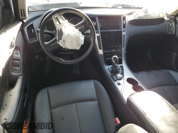 2020 Infiniti Q50 with VIN JN1EV7AR6LM250968, listed as a Copart auction lot 48635185 with 32,402 mi miles and Salvage Title. Bid and sale history available at DreamBid. Image 8.
