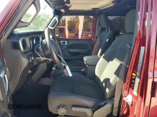 2021 Jeep Wrangler Unlimited Sport S с VIN 1C4HJXDNXMW680247, выставлен на аукционе Copart как лот 87862955 с пробегом 77 061 миль миль и Чистый • Clean title. История ставок и продаж доступна на DreamBid. Изображение 7.