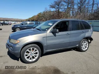 2006 BMW X5 3.0i with VIN 5UXFA13596LY33807, listed as a Copart auction lot 46593215 with 0 mi miles and Salvage Title. Bid and sale history available at carsss.com. Image 1.